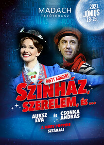 Színház, szerelem és… Auksz Éva és Csonka András, a Mary Poppins sztárjai
